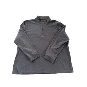 Saddlebred Flex Carbon Men's‎ Size XXL Gray 1/4 Pullover